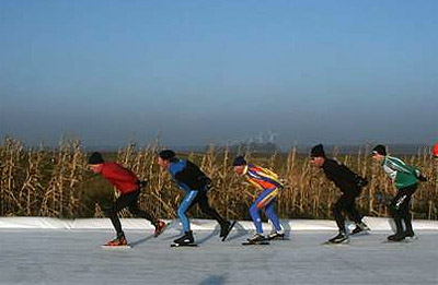 STG De Eendracht sluit schaatsseizoen af