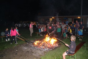 Gezellig bij het kampvuur