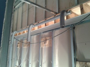 Ventilatie voorziening & andere installatiewerk aangebracht