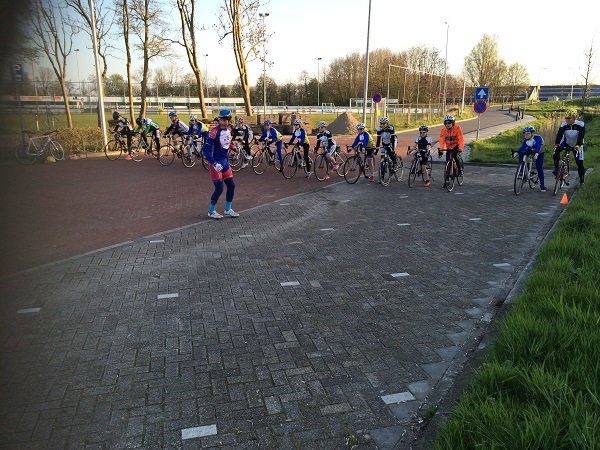 Fietstraining voor jeugdleden