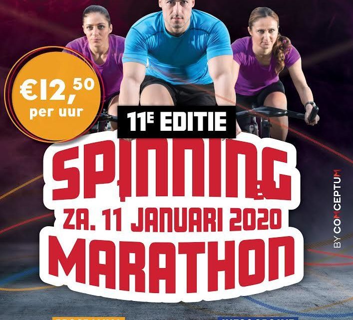 11e Editie Spinningmarathon voor “Kind en Brandwond”